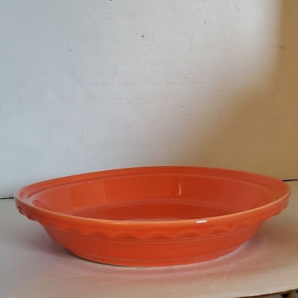 Fiestaware FIESTA CERAMIC Pie Plate Deep Dish Baker Baking Bake Bakeware Poppy - Picture 5 of 9